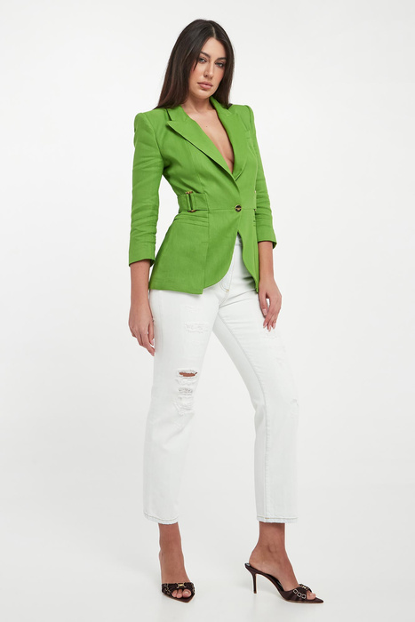 Jeansy damskie strzępione ELISABETTA FRANCHI