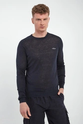 Sweter męski lniany AERONAUTICA MILITARE