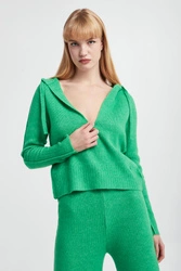 Sweter damski z kapturem PATRIZIA PEPE