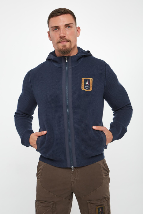 Sweter męski z wełną AERONAUTICA MILITARE