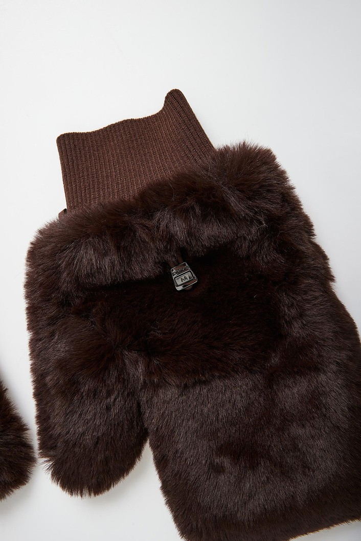 Rękawiczki damskie futrzane DIEGO M