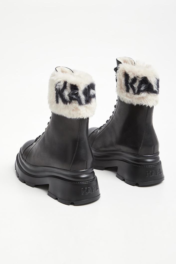 Trapery damskie skórzane KARL LAGERFELD