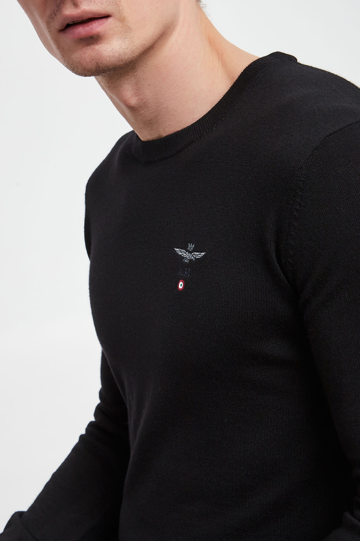 Sweter męski wełniany AERONAUTICA MILITARE