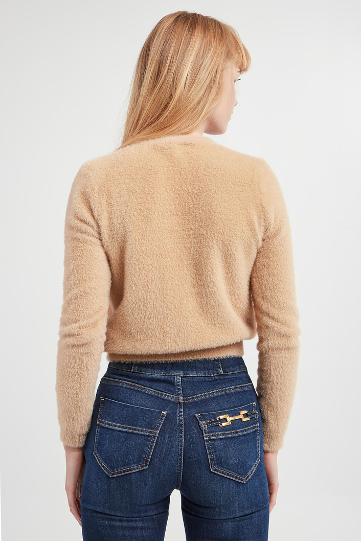 Kardigan damski futrzany ELISABETTA FRANCHI