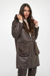 Kożuch damski dwustronny DIEGO M