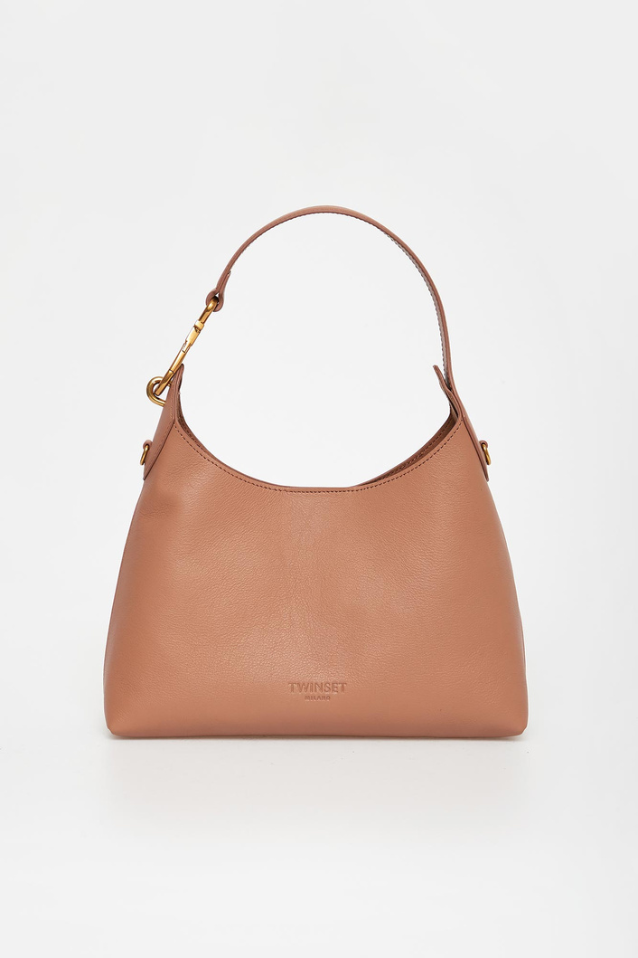 Torebka skórzana hobo TWINSET