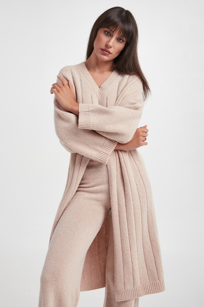 Sweter damski wełniany maxi PESERICO