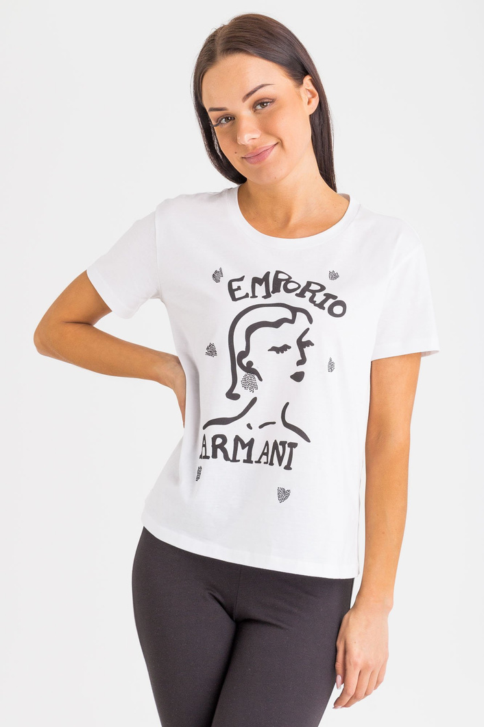 T-shirt damski EMPORIO ARMANI