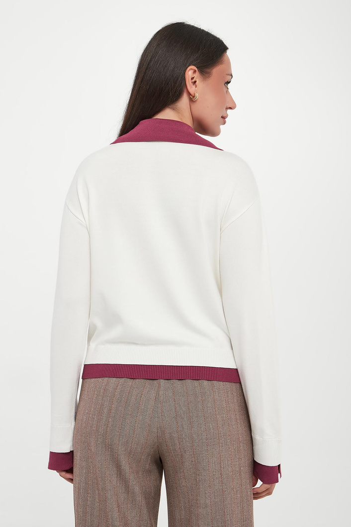 Sweter damski z kołnierzem LIU JO