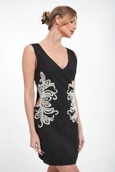 Sukienka lniana mini TWINSET U&B