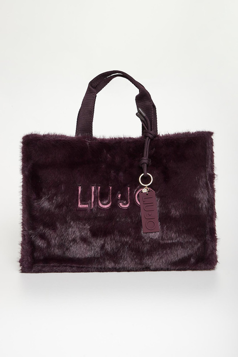 Torebka damska futrzany shopper LIU JO