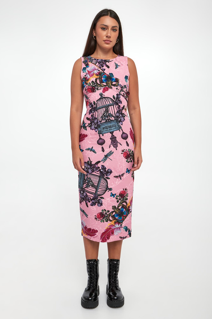 Sukienka midi VERSACE JEANS COUTURE