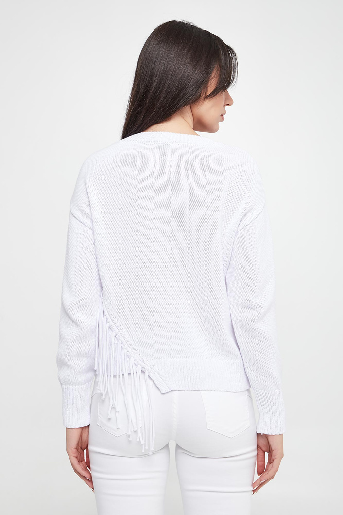 Sweter damski z frędzlami Ago MARELLA SPORT