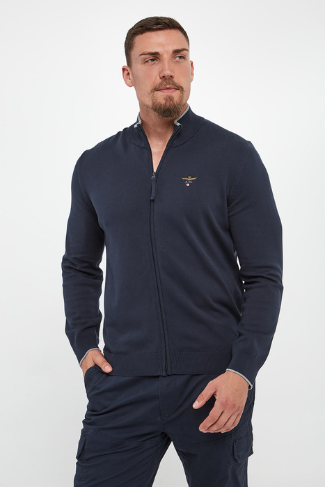 Sweter męski rozpinany AERONAUTICA MILITARE