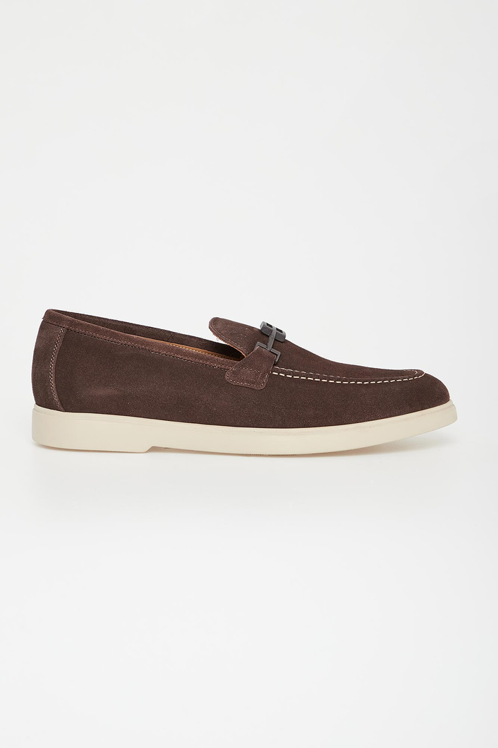 Loafersy męskie zamszowe BALDININI