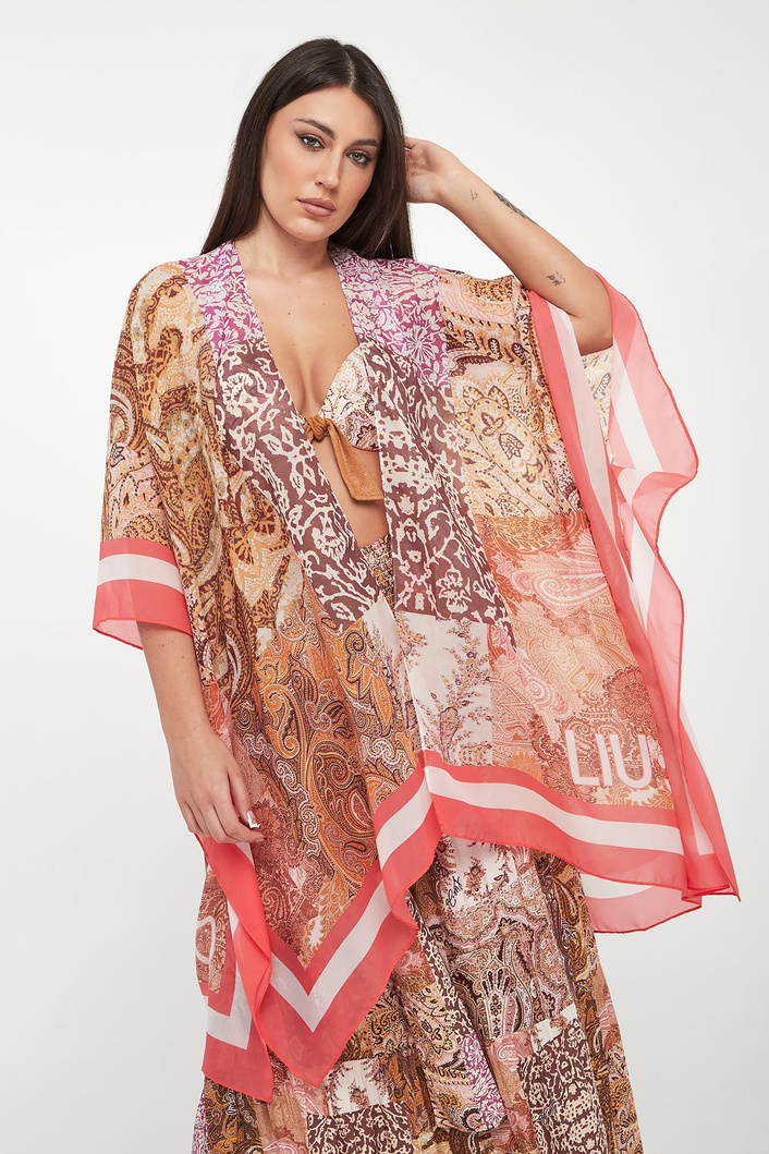 Narzutka plażowa z wzorem paisley LIU JO