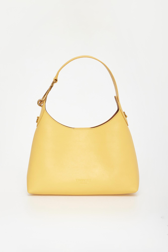 Torebka skórzana hobo TWINSET
