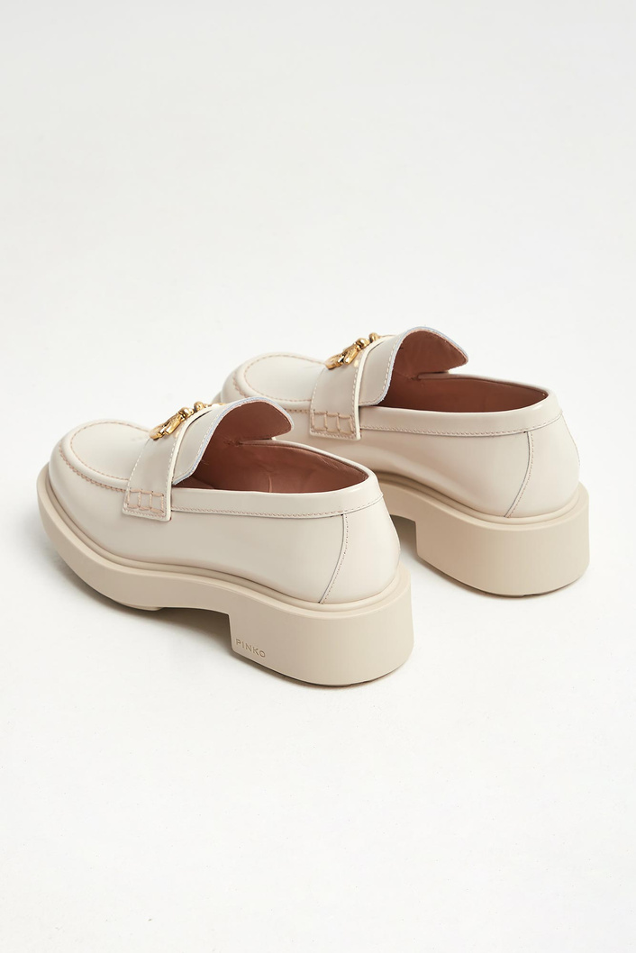 Mokasyny damskie skórzane PINKO