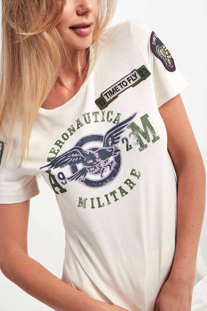 T-shirt damski AERONAUTICA MILITARE