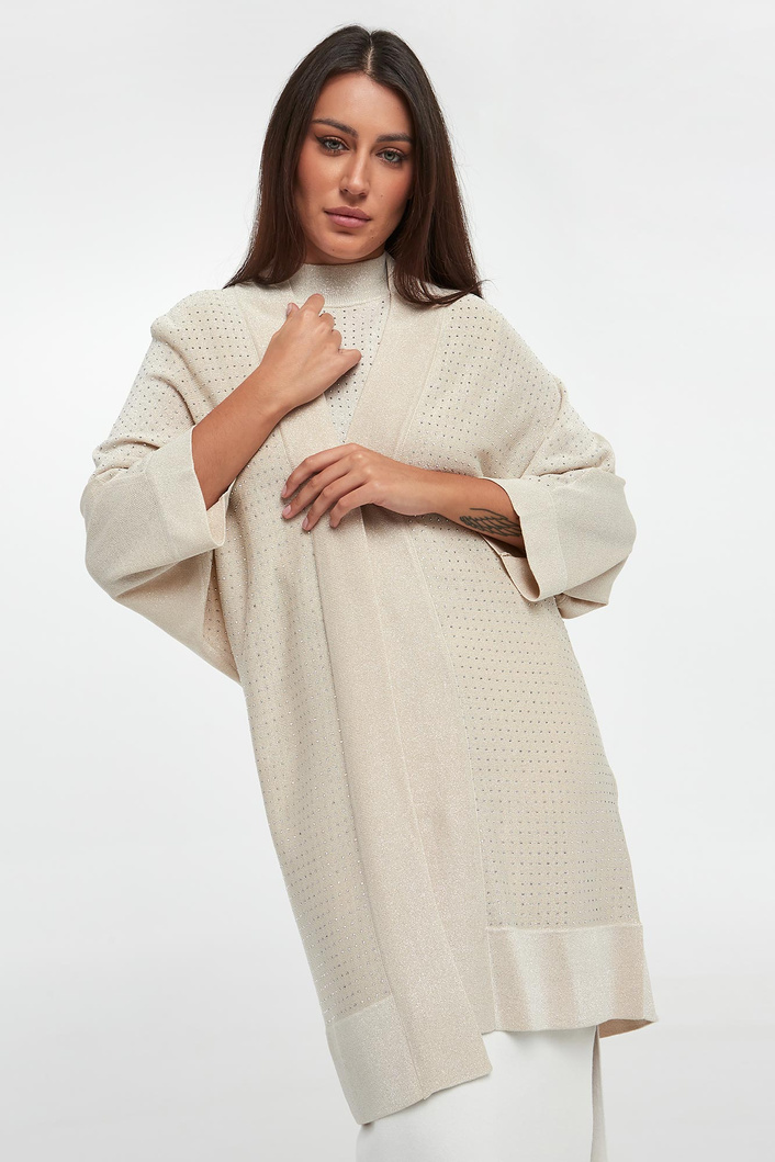 Kardigan damski z cyrkoniamii JOSEPH RIBKOFF