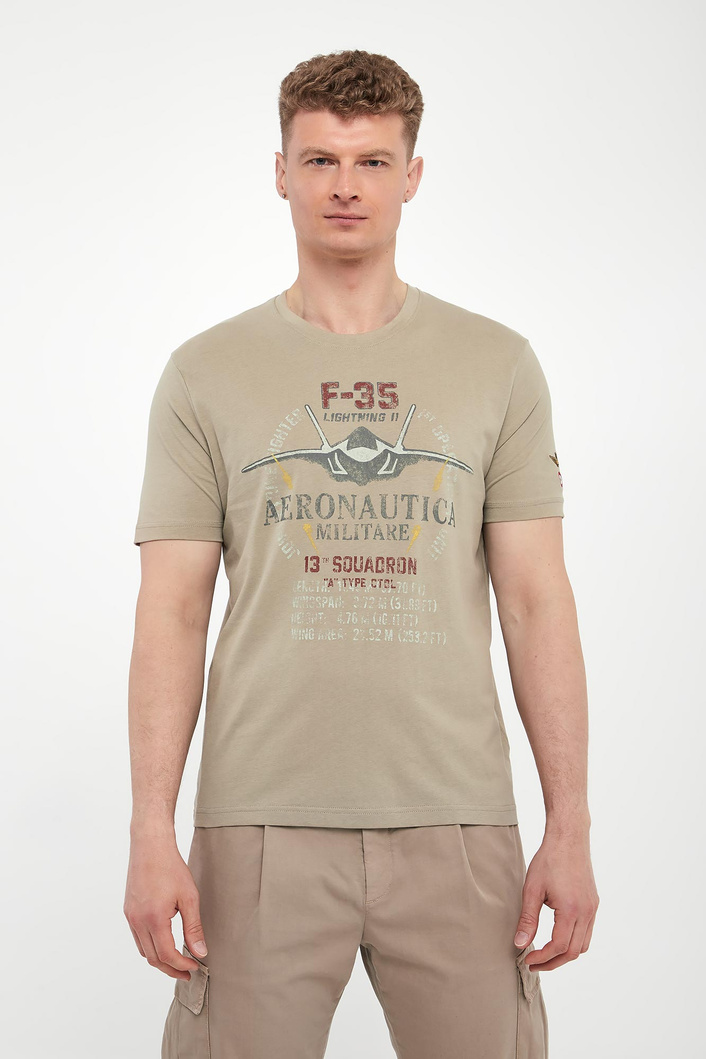  T-shirt męski AERONAUTICA MILITARE
