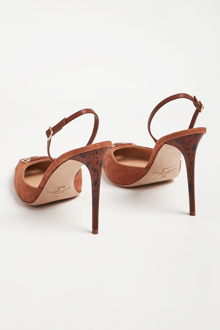 Szpilki skórzane ELISABETTA FRANCHI