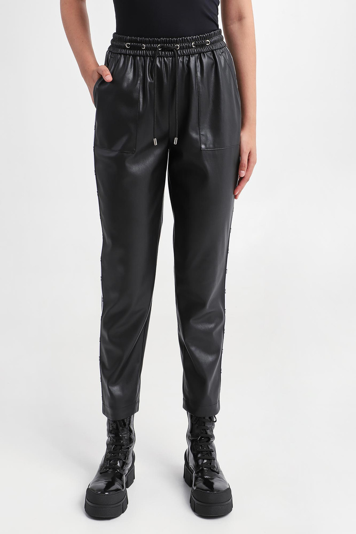 Spodnie damskie z ekoskóry LIU JO