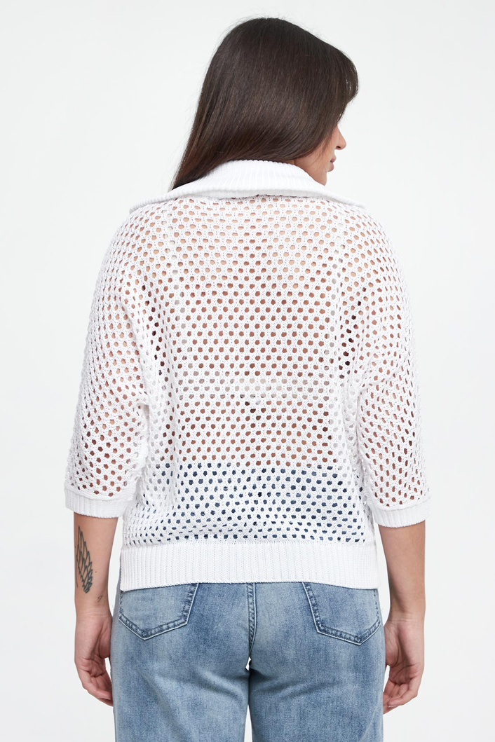 Sweter damski ażurowy JOSEPH RIBKOFF