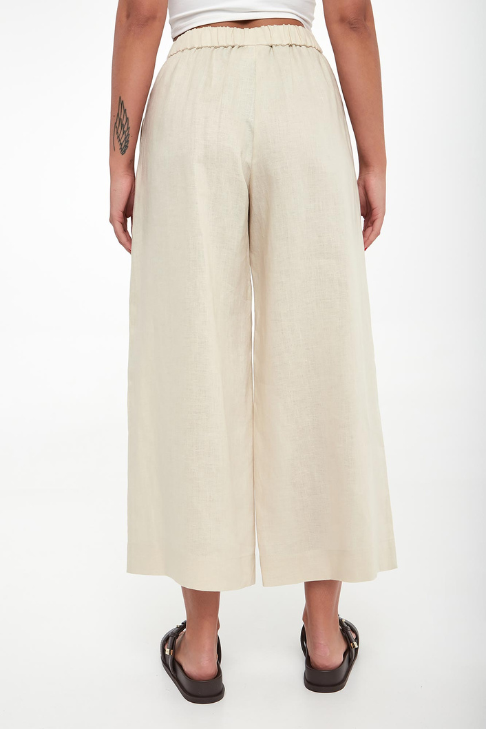 Spodnie damskie lniane Canneti MM