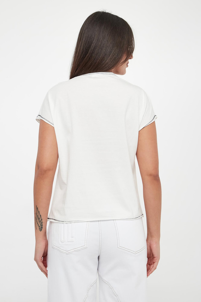 T-shirt damsk iz nadrukiem SPORTALM