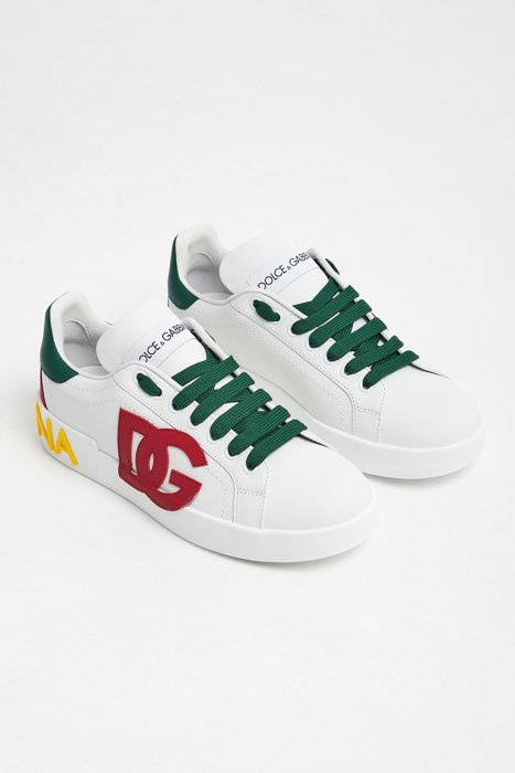 Sneakersy damskie skórzane DOLCE & GABBANA