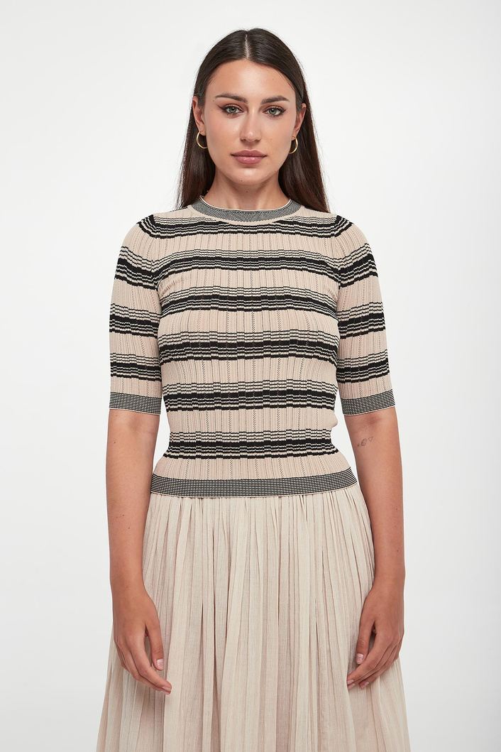 Sweter damski z krótkim rękawem Leda WEEKEND MAX MARA