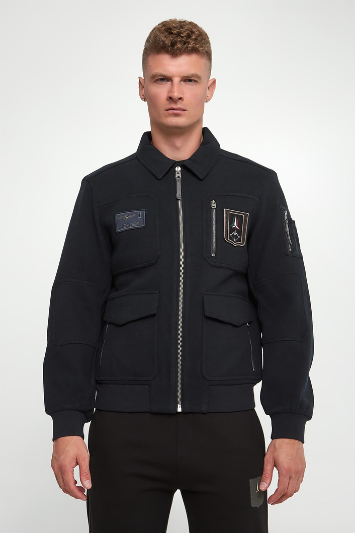 Kurtka męska z wełną AERONAUTICA MILITARE