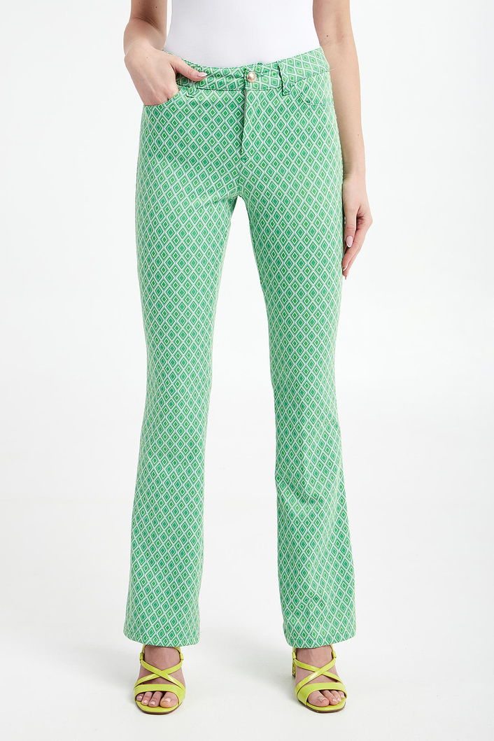 Spodnie damskie żakardowe LIU JO