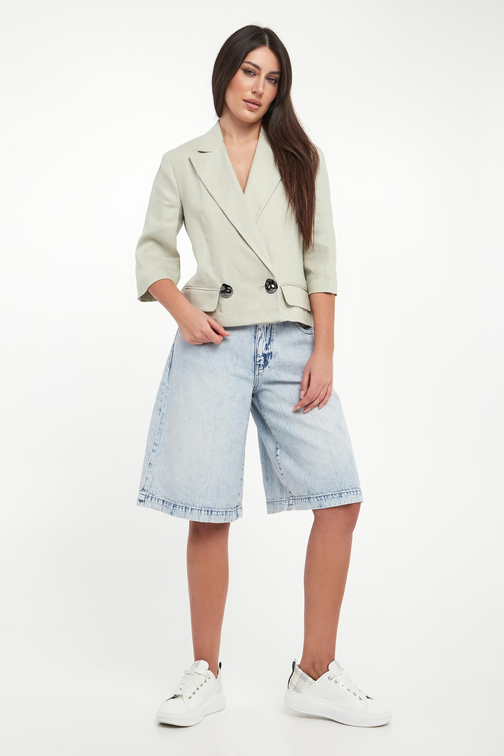 Żakiet lniany ARMANI EXCHANGE