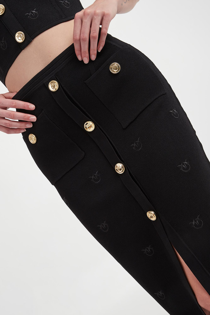 Spódnica żakardowa Dinkey PINKO