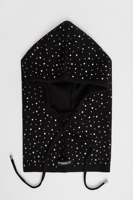 Kominiarka damska wełniana balaclava PINKO