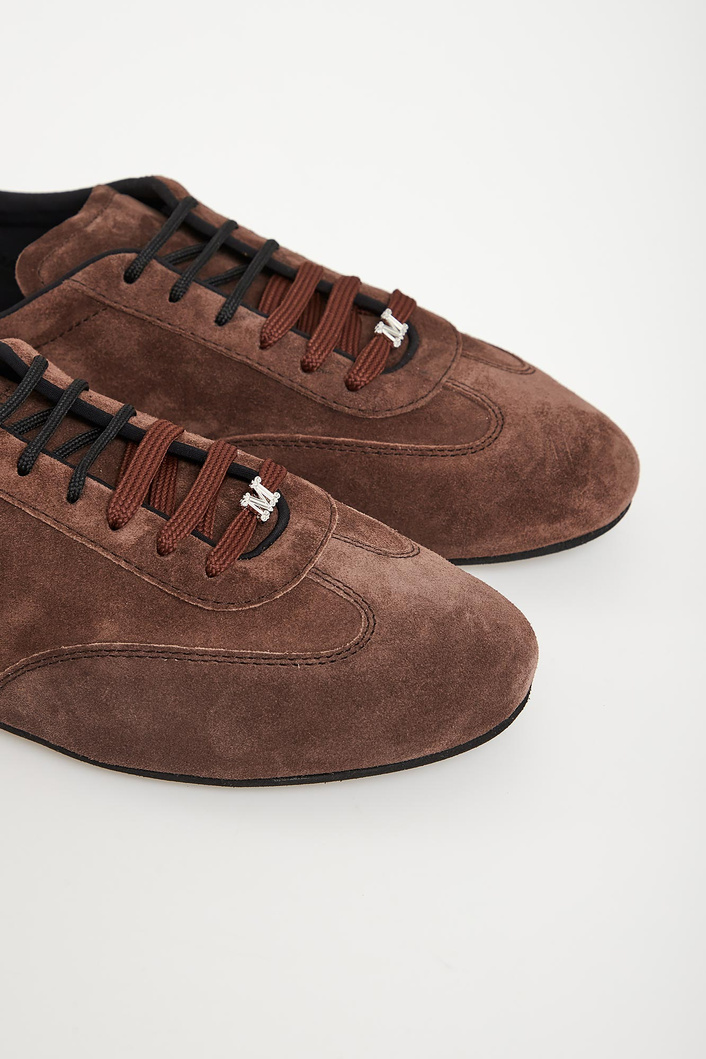 Sneakersy damskie zamszowe Stecca MAX MARA ACCESSORI