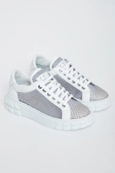 Sneakersy damskie skórzane CESARE CASADEI