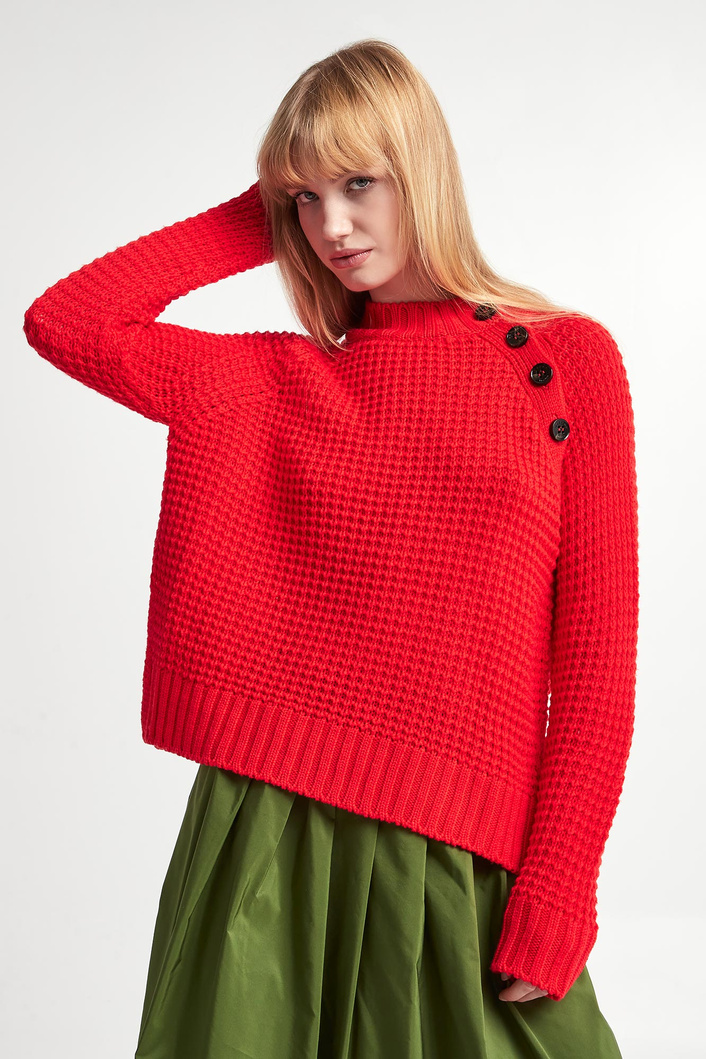 Sweter damski wełniany Green WEEKEND MAX MARA