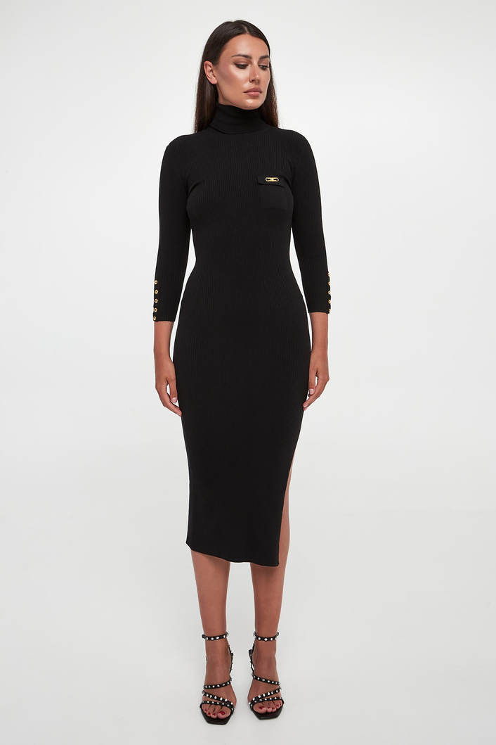 Sukienka z jedwabiem ELISABETTA FRANCHI