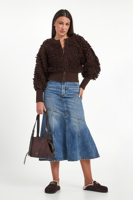 Spódnica jeansowa midi ARMANI EXCHANGE