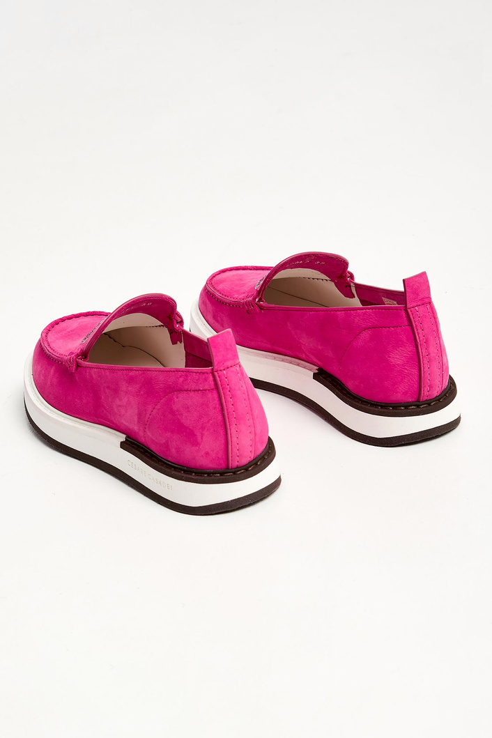 Mokasyny damskie zamszowe CESARE CASADEI