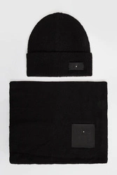 Komplet damski szal + czapka z wełną LIU JO