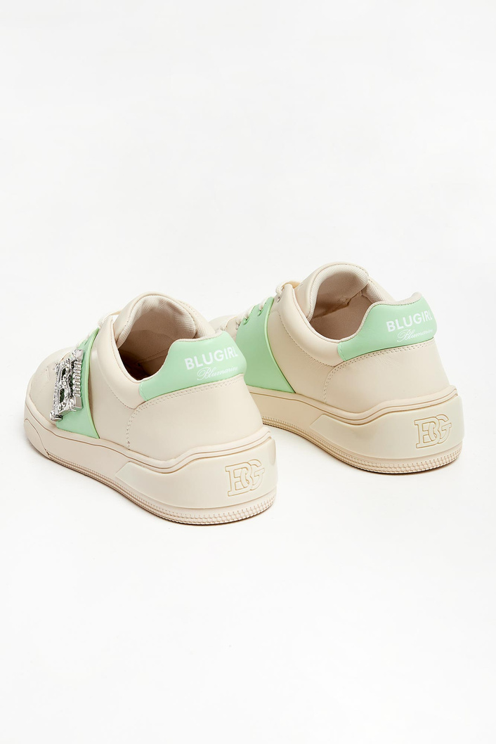 Sneakersy skórzane BLUGIRL BLUMARINE