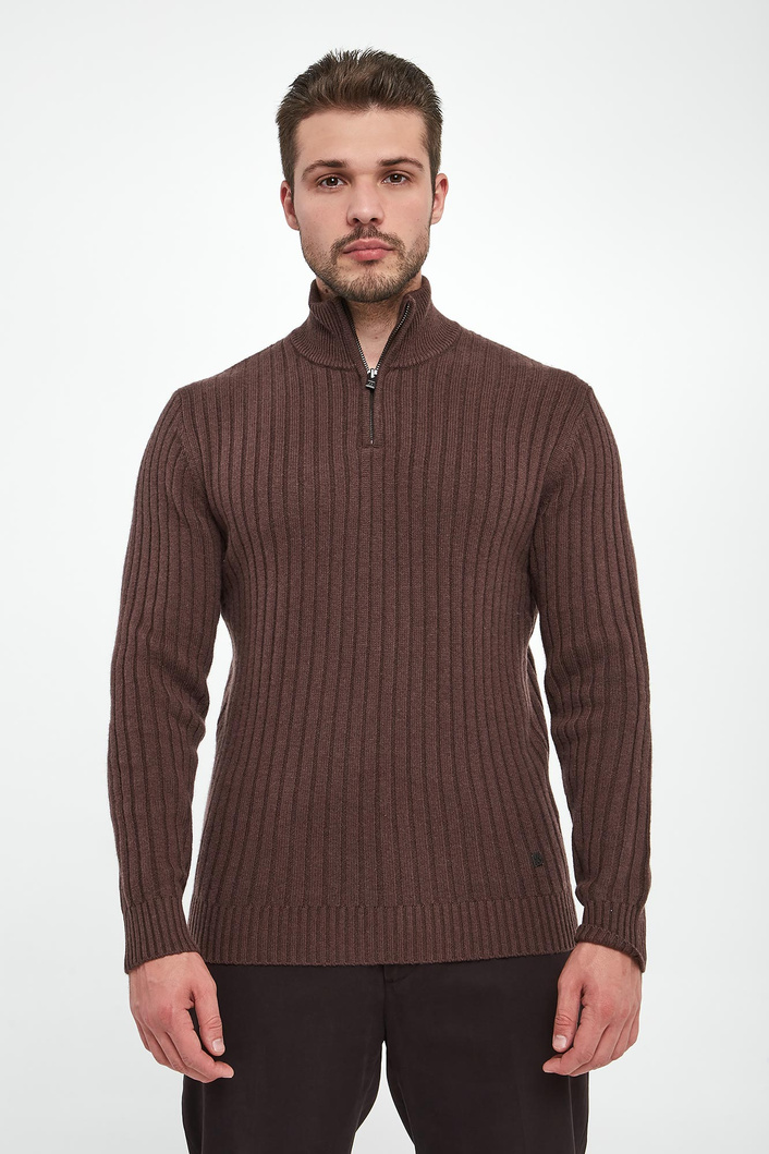Sweter męski wełniany z golfem LIU JO