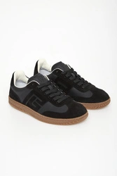 Sneakersy męskie skórzane Swan BALMAIN