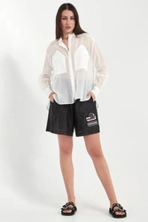 Bermudy damskie z jedwabiem Lewis PINKO