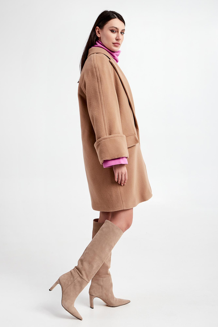 Płaszcz damski wełniany KARL LAGERFELD