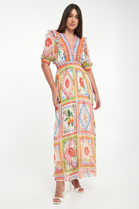 Sukienka szyfonowa maxi HALE BOB